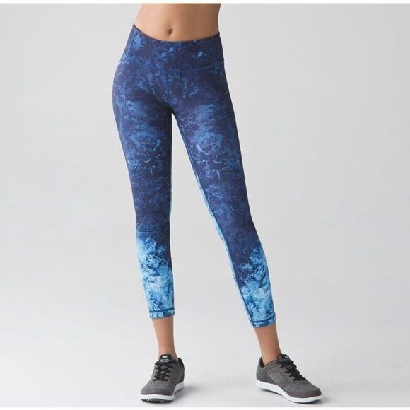 Lululemon Speed Wunder Under Tight Deep Sea 6 - Picture 1 of 16
